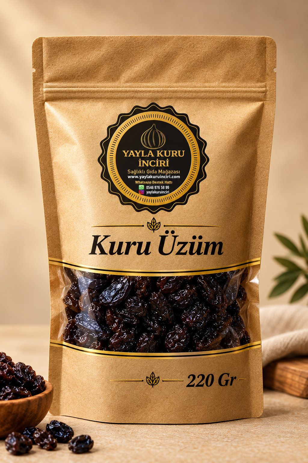 Kuru Üzüm 🍇 (Siyah iri boy) Miktar Seçiniz